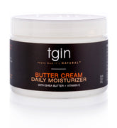 tgin Butter Cream Daily Moisturizer travel-size jar delivering instant moisture for dry natural hair