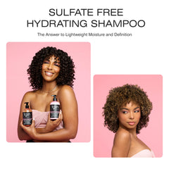 tgin Rose Water sulfate-free hydrating shampoo with rose petals and ingredients signaling nourishment