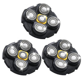 TGSBHIO shaver replacement heads 3-pack for MicroTouch Titanium with full coverage