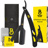 The Beard Club straight razor handle offers precise at-home grooming control.