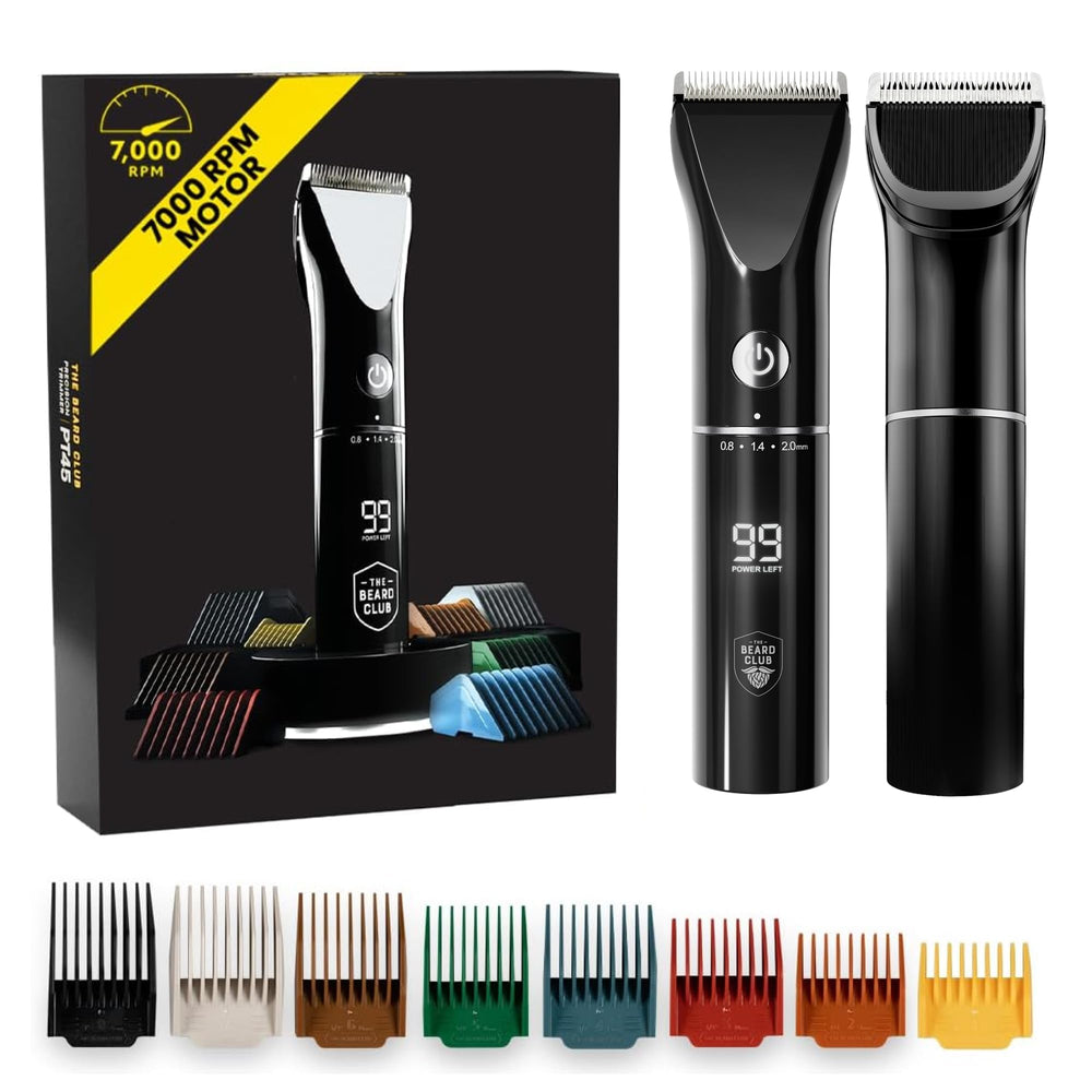The Beard Club trimmer charging stand keeps cordless grooming ready for quick sessions
