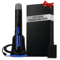 The Beard Struggle Carbon X brush in hand delivers smooth, frizz-controlled grooming on demand.