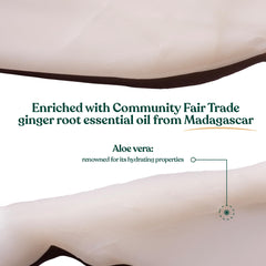 The Body Shop Ginger Scalp Care Conditioner pump-dispense reveals easy application for lightweight conditioning.