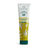 The Body Shop Hemp Foot Protector jar close-up shows rich hydration for ultra-dry feet