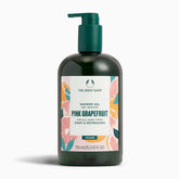The Body Shop Pink Grapefruit Shower Gel bottle front highlights refreshing citrus.