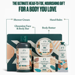 The Body Shop Shea Gift Set body butter jar for up to 96 hours of moisture