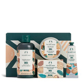 The Body Shop Shea Gift Set shower cream bottle for refreshing, hydrating cleanse