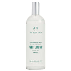 The Body Shop White Musk Body Mist bottle spray for a refreshing, all-over scent.
