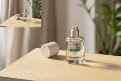 The Body Shop White Musk EDT being spritzed, capturing everyday confidence.