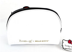 The Crème Shop Hello Kitty dome pouch with zipper, easy access during travel.