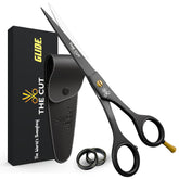 THE CUT - FACTORY - front packaging showing professional scissors and gift box benefit: ready-to-gift