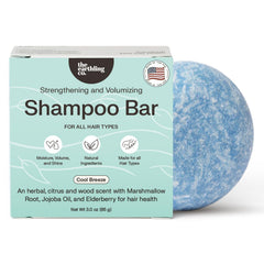 The Earthling Co. Shampoo Bar lather close-up emphasizes rich cleansing and soft, non-stripping feel.