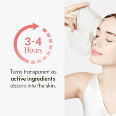 The Face Shop vegan collagen mask with hyaluronic acid for lasting hydration
