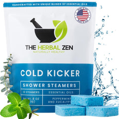 The Herbal Zen Cold Kicker packaging, ideal for gifting and spa-inspired moments.