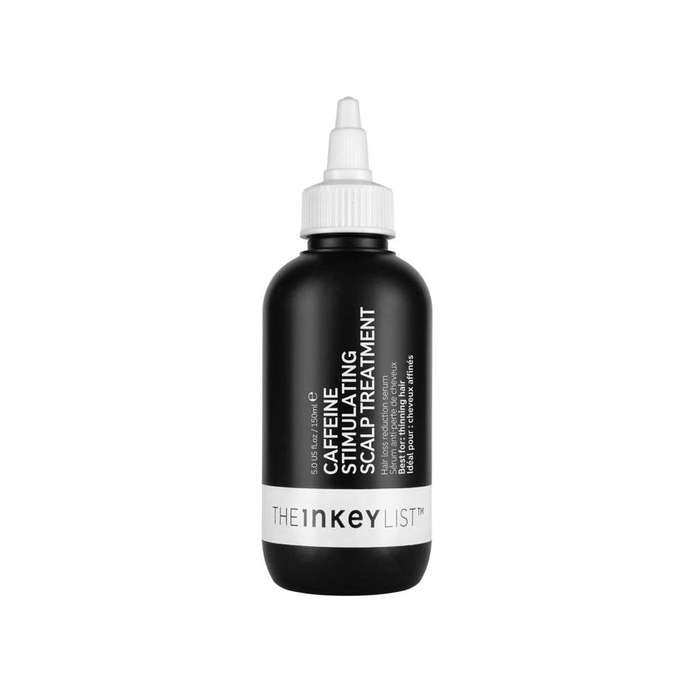 The INKEY List caffeine scalp treatment bottle front for daily scalp care and potential growth support.