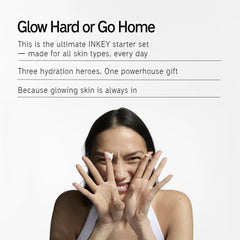 The INKEY List cleansing pads for Glow set enable gentle removal of makeup, dirt, and oil.
