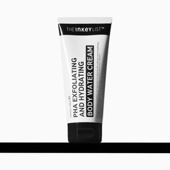The INKEY List PHA Body Water Cream bottle-pump for easy daily hydration.