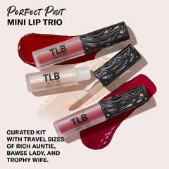The Lip Bar Rich Auntie deep-berry liquid matte swatch - bold color that lasts.