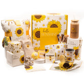 The Love Crate Co Sunshine Box artwork showcases unique gift design for memorable celebrations.