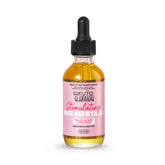 The Mane Attraction Hair Oil bottle closeup for daily nourishment and scalp care.