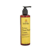 The Naked Bee hand cream 8oz jar highlighting deep moisture for dry skin relief.