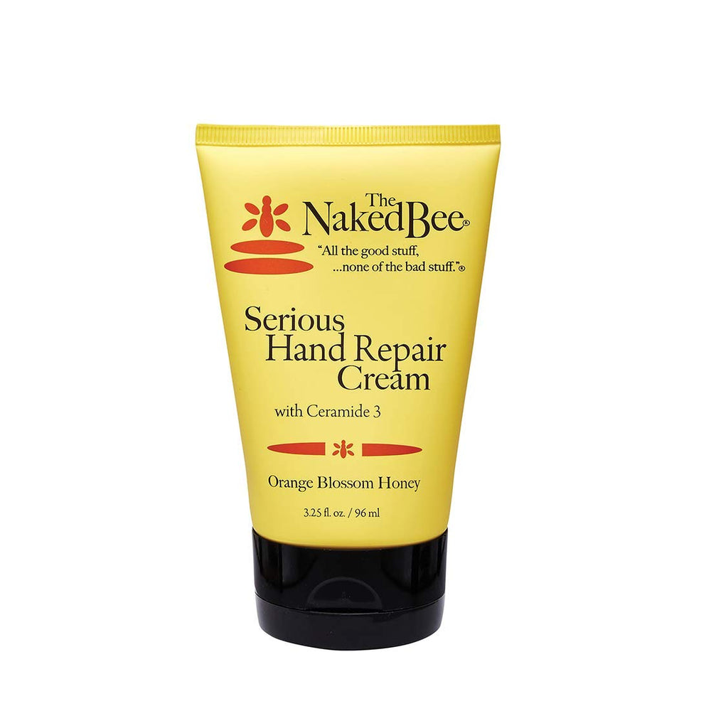 The Naked Bee Orange Blossom Hand Cream tube delivers rich moisturization for dry hands.