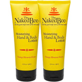 The Naked Bee orange blossom hand lotion pump for smooth hands.