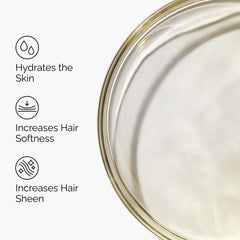 Close-up of The Ordinary argan oil texture highlighting smooth absorption and nourishment