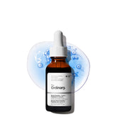 The Ordinary front bottle showing label, clear anti-aging serum benefit
