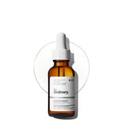 The Ordinary front packaging showing bottle and branding, clear product identification benefit