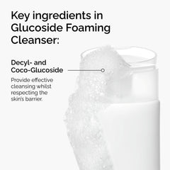 The Ordinary pump dispensing gentle foam for easy application