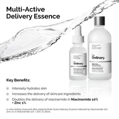 The Ordinary applied in hand showing quick absorption and softer skin