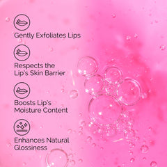 The Ordinary lip serum texture drop on fingertip highlighting lightweight gel and hydrating consistency