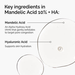 The Ordinary mandelic acid dropper dispensing serum demonstrating easy application