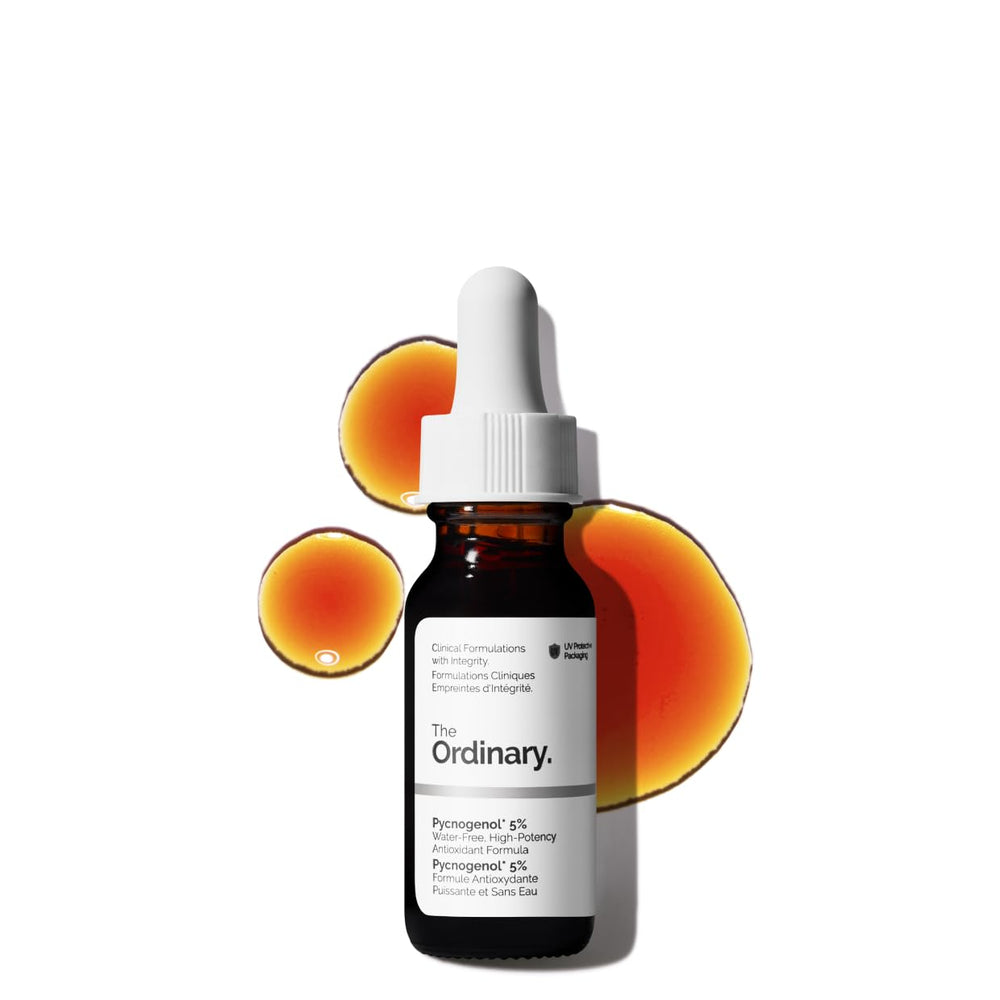 The Ordinary bottle front packaging showing label and size, conveying clarity