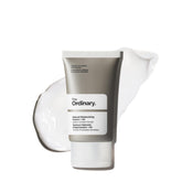 The Ordinary travel-size front packaging showing compact moisturizer and portability benefit
