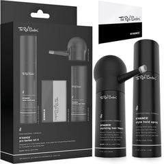 The Rich Barber N'Hance II hair-building fibers bottle creates natural coverage