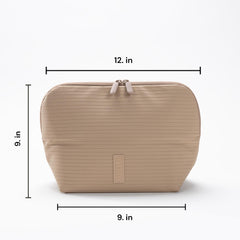 THE VERTI 23-pocket organizer showing wall pockets for cosmetics and skincare
