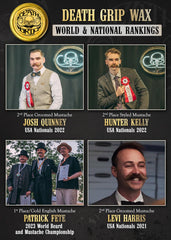 THE VINTAGE GROOMING CO. Warm-weather hold scenario illustrates long-lasting manageability.