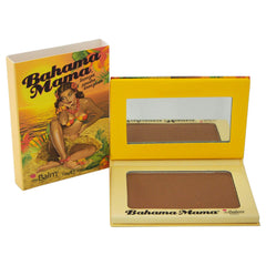 thebalm Bahama Mama compact bronzer provides natural-looking sun-kissed warmth