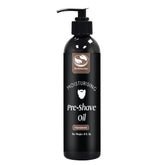 The Henna Guys pre-shave oil bottle pour promotes smooth glide and hydrated skin