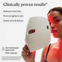 TheraFace Glo LED panel closeup illustrating PrecisionLED for consistent treatment