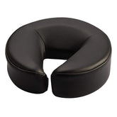 Therapist’s Choice universal headrest cushion on a massage table providing comfortable client support.
