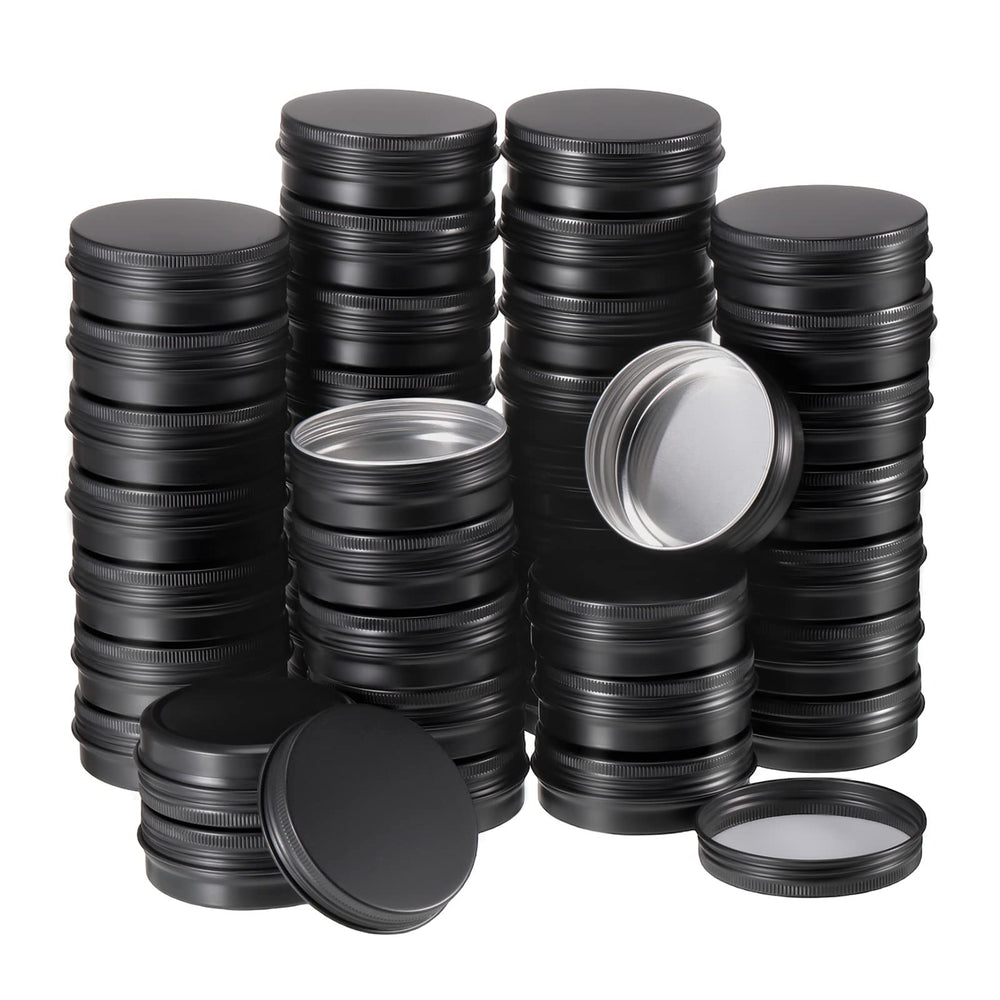 Therwen 96pcs aluminum tin jar set—durable storage for cosmetics and DIY projects
