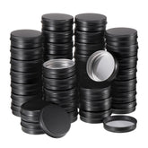 Therwen 96pcs aluminum tin jar set—durable storage for cosmetics and DIY projects