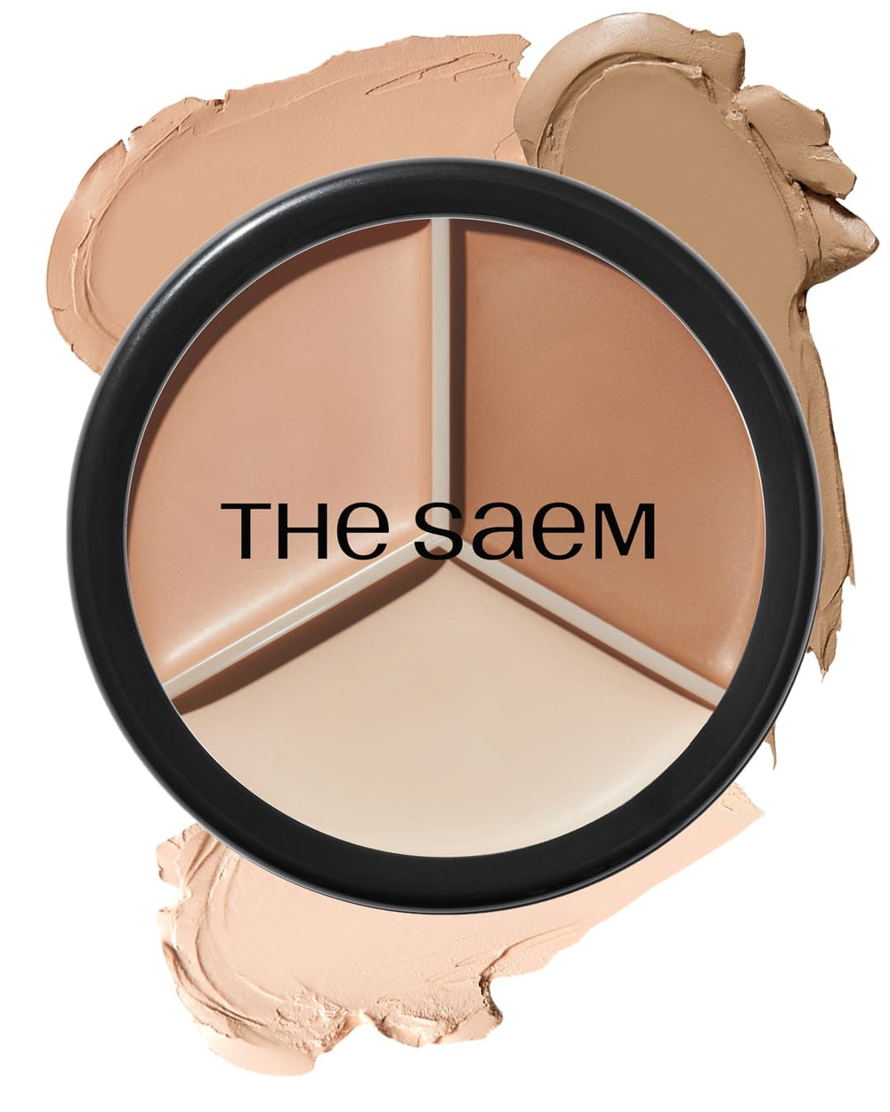 THESAEM Cover Perfection packaging shows a compact palette for on-the-go coverage and light contouring