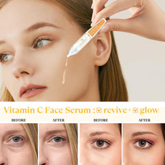 THESKCARE ampoule being snapped open for precise, clean application.