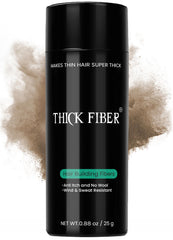 Thick Fiber bottle-pour demonstrates quick, natural coverage for thinning areas.