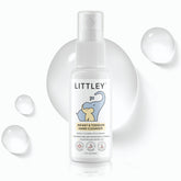 Think Smarter Products Littley bottle front view, travel-ready hand cleanser gentle on skin.