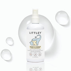 Think Smarter Products Littley hand cleanser bottle for gentle, alcohol-free hand cleansing.